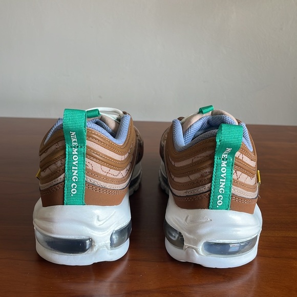 Nike Air Max 97 SE Moving Company Brown/White Sneakers DV2621-200 NWOB - Picture 5 of 5